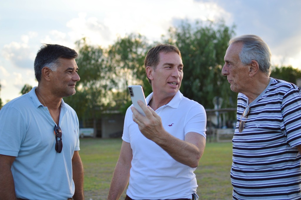 El diputado nacional Diego Santilli visitó Ramallo, se reunió con el Intendente Gustavo Perie y Juan María Traverso