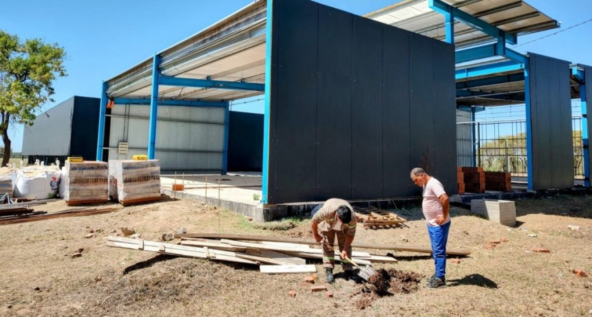 Avanza la obra de construcción del Polo Universitario en la ciudad de Ramallo