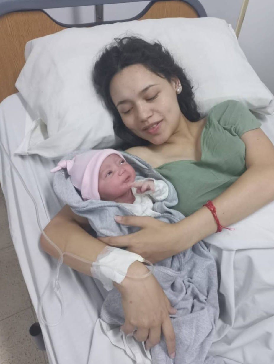 Lucero, el primer nacimiento del año en el hospital José María Gomendio