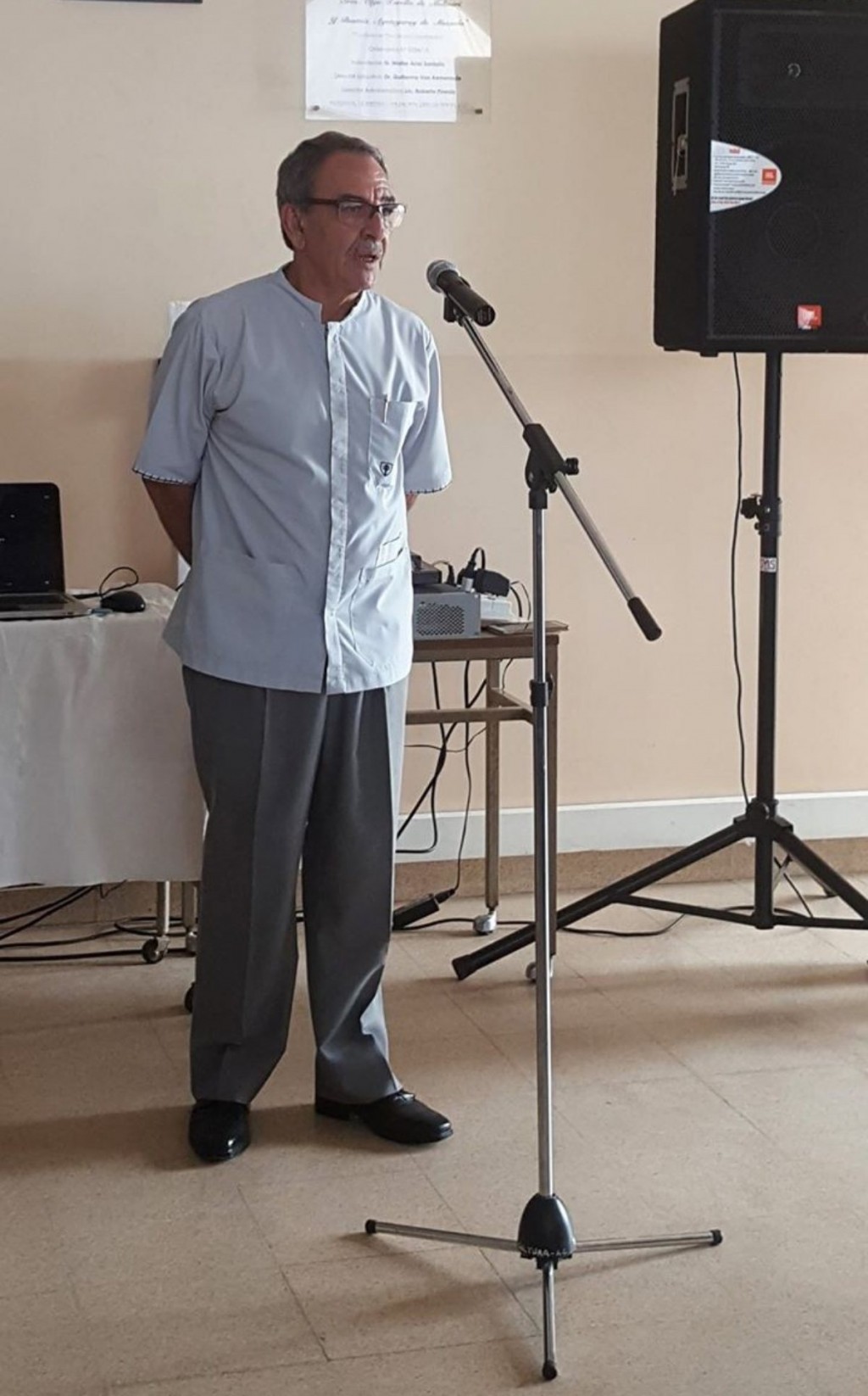 “No produce ninguna perturbación en el funcionamiento del hospital”, aseguró el doctor Rubén Millán