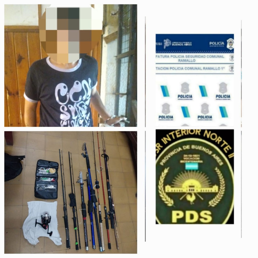 Arrestos y recuperación: dos operativos exitosos contra el robo de elementos de pesca