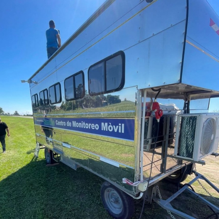 Refuerzan la vigilancia rural con un centro de monitoreo móvil en Ramallo