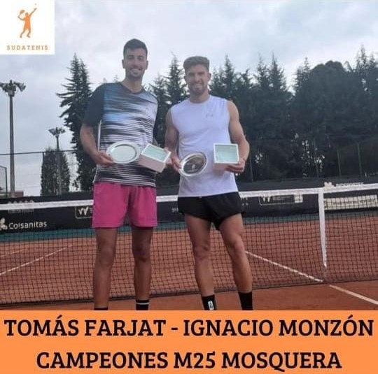 Tomas Farjat campeón internacional en dobles