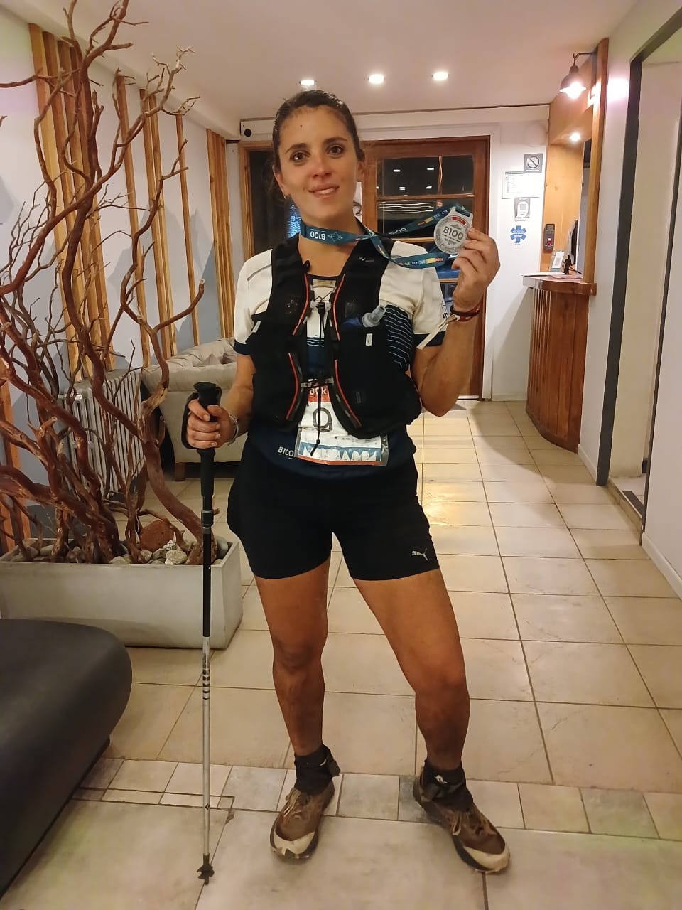 Carla Foresi conquistó la montaña en Bariloche 100