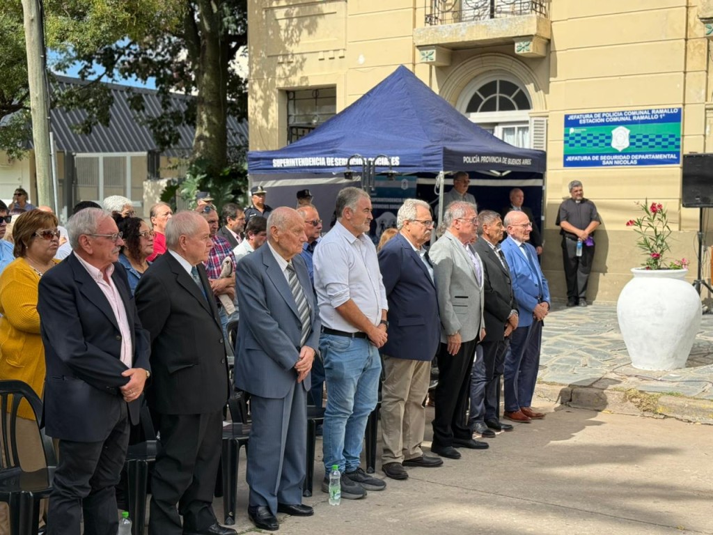 A 50 a&ntilde;os del atentado en Fiplasto, Ramallo record&oacute; a los cuatro polic&iacute;as asesinados