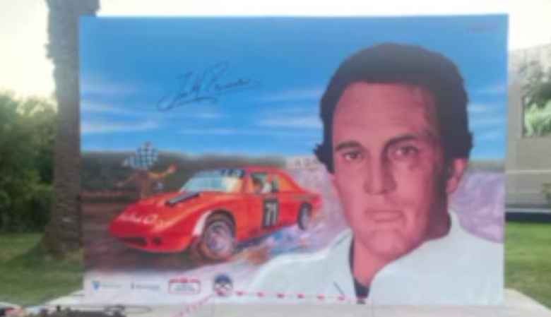 Un mural homenaje a Juan Mar&iacute;a Traverso toma forma en Villa Ramallo