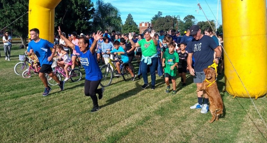  La maratón azul: un evento de conciencia y alegría en Villa Ramallo