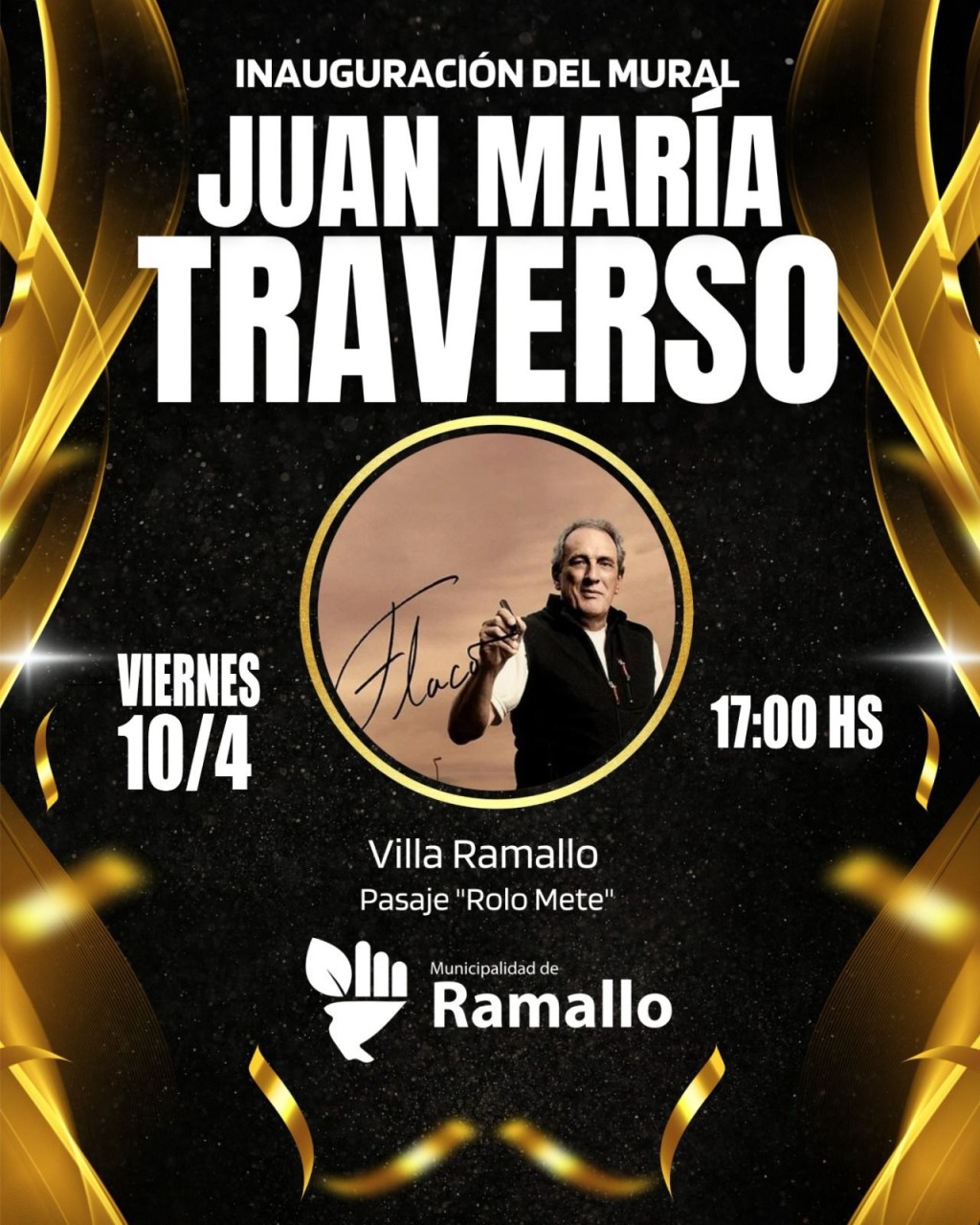 Ramallo homenajear&aacute; a Traverso con un mural y la llegada del rally conmemorativo