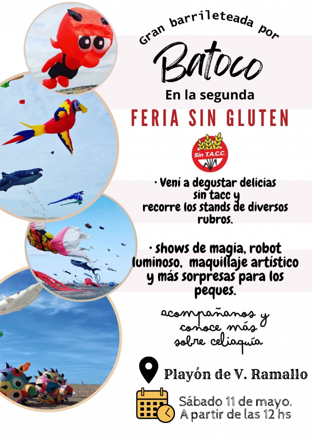 Segunda Feria sin gluten en Villa Ramallo: una jornada para concientizar y compartir