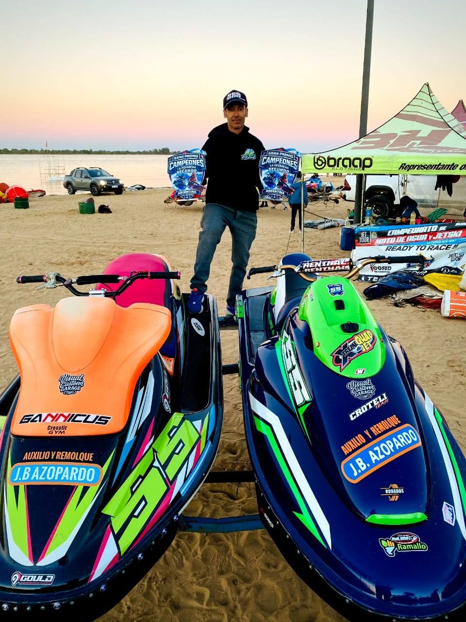 Motos de Agua y Jet Ski: Eduardo L&oacute;pez fue subcampe&oacute;n en dos categor&iacute;as 