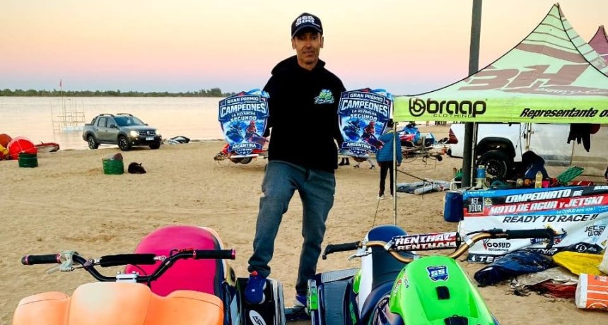 Motos de Agua y Jet Ski: Eduardo L&oacute;pez fue subcampe&oacute;n en dos categor&iacute;as 