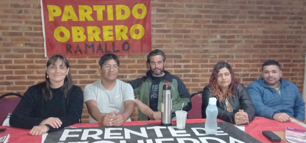 Romina Del Plá, referente del Frente de Izquierda, visitó Ramallo y convocó a un plenario abierto de los trabajadores en Buenos Aires