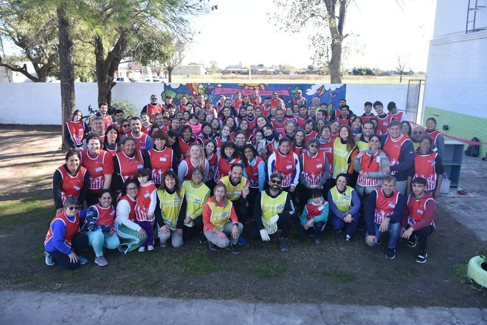La Escuela N°32 de Villa Riccio brilla con nueva vida tras la 23° edición de Voluntarios en Acción de Ternium