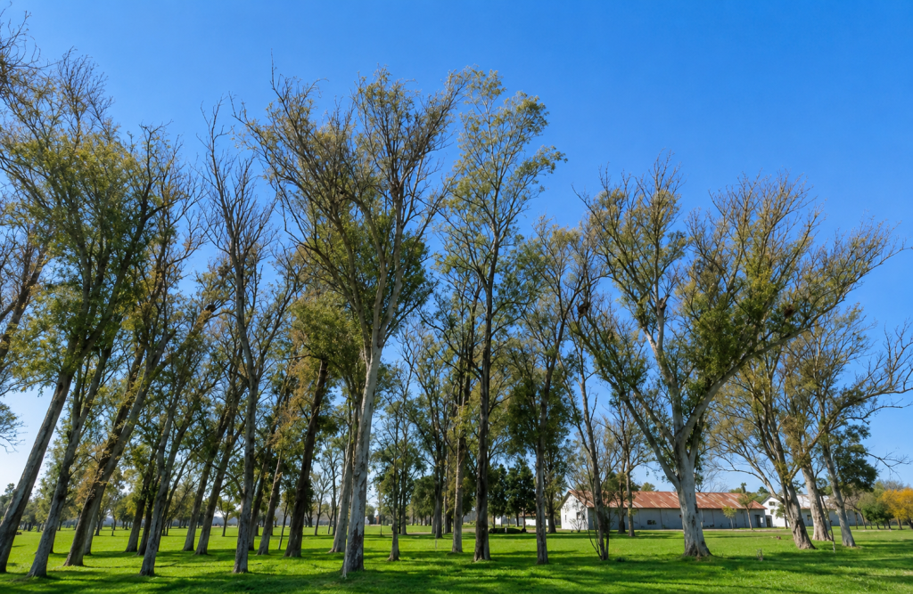 Bajo la sombra de los eucaliptos: la historia verde que acompa&ntilde;a a la estaci&oacute;n de Villa Ramallo
