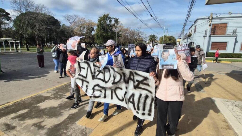 Piden justicia por Enzo D&iacute;az y cuestionan la investigaci&oacute;n judicial