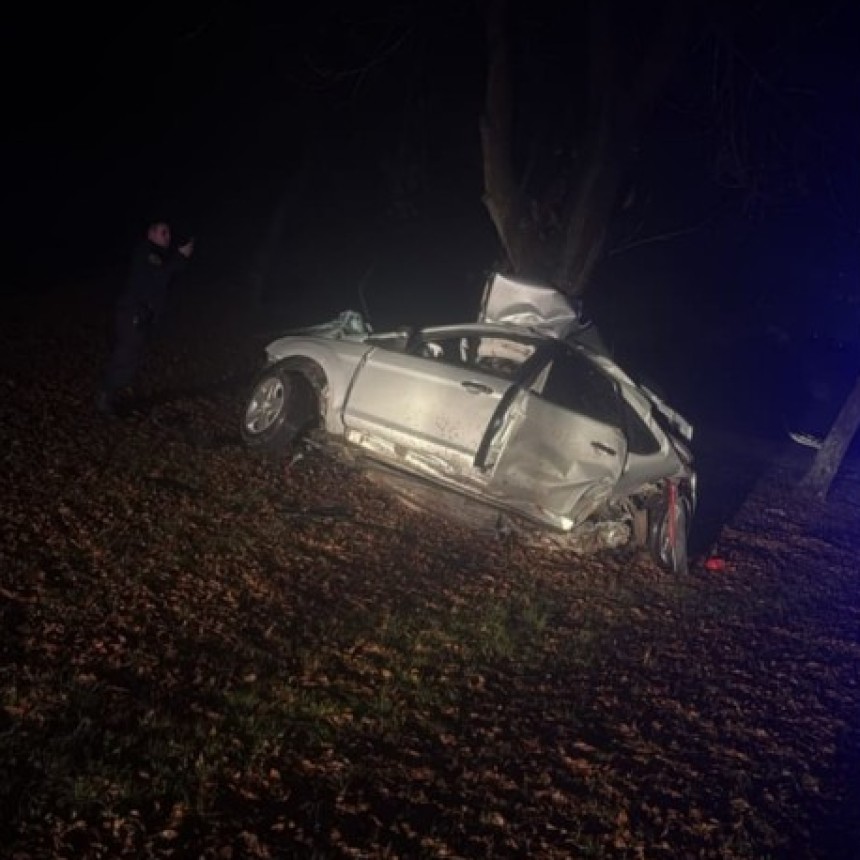 Tr&aacute;gico accidente en Camino de la Costa: dos hombres murieron tras chocar contra un &aacute;rbol