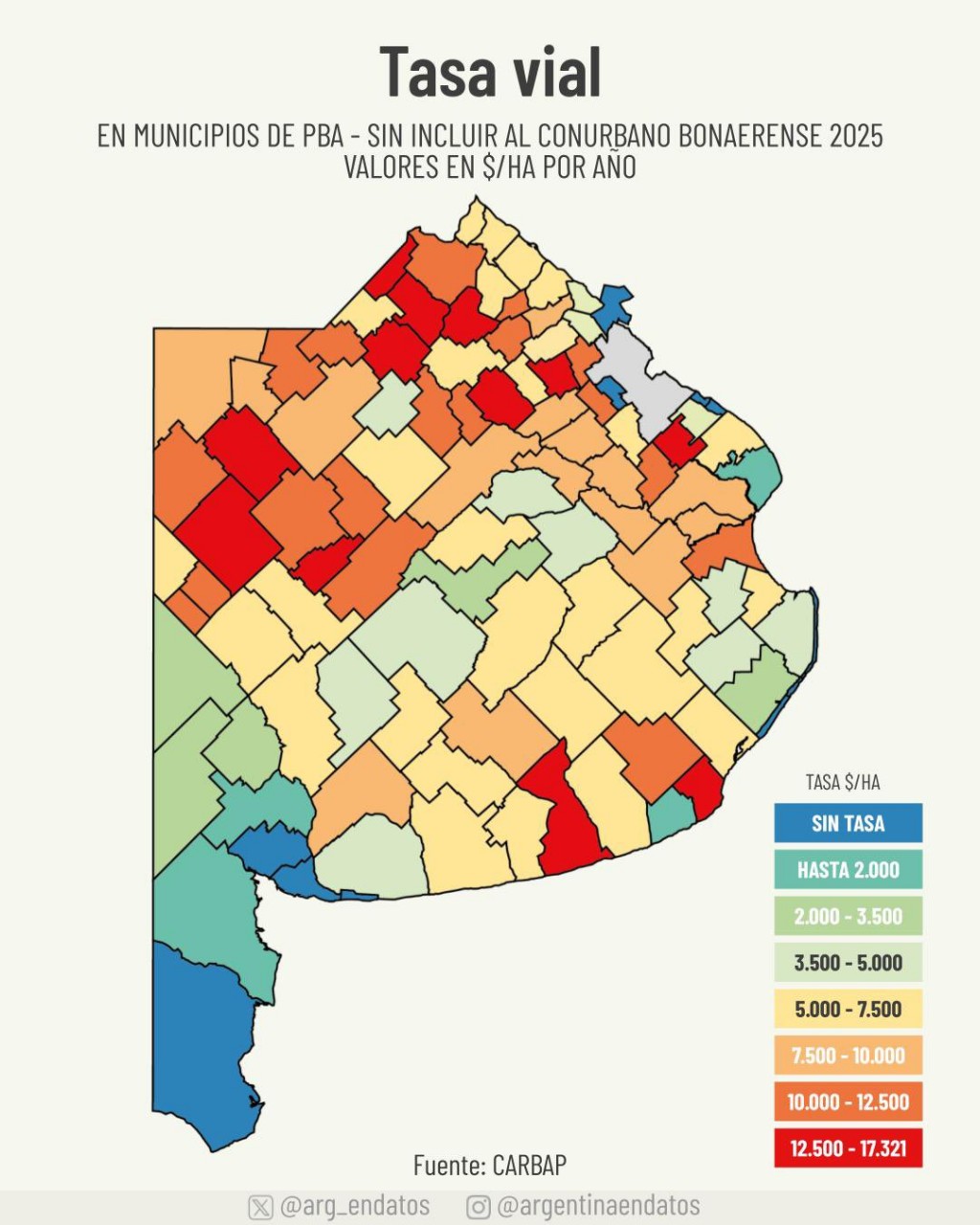 Ramallo entre los municipios con tasa vial media en la provincia