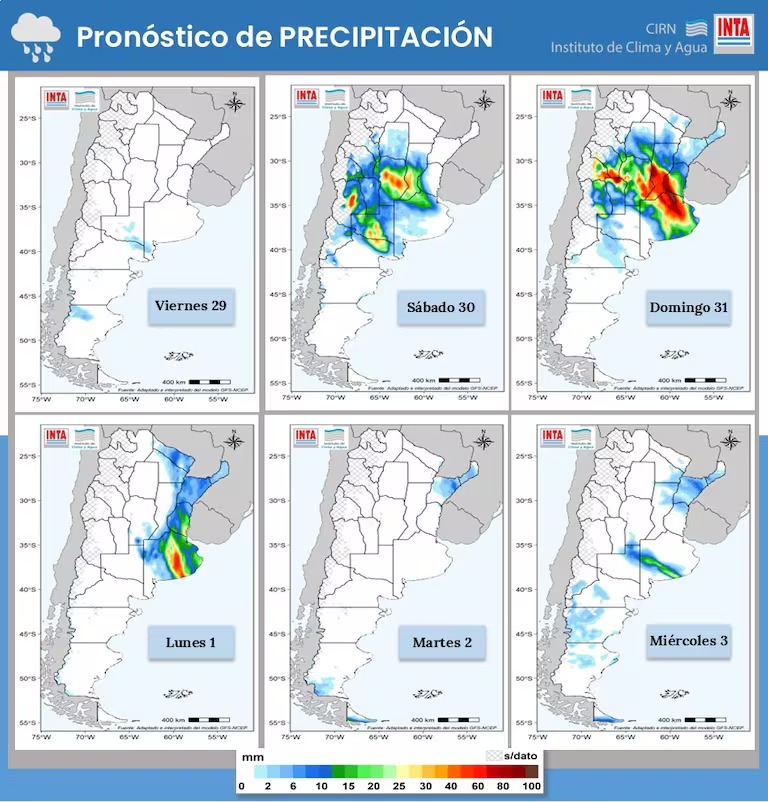 Tormenta de Santa Rosa: el norte bonaerense se prepara para lluvias intensas este fin de semana