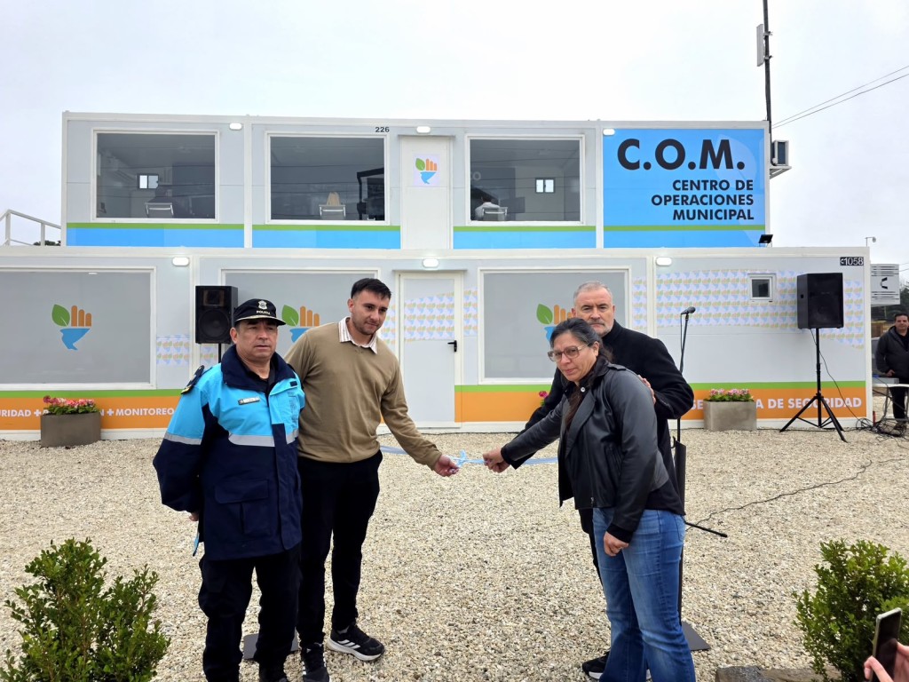 Inauguraron el nuevo Centro de Operaciones Municipal y anunci&oacute; la incorporaci&oacute;n de inteligencia artificial