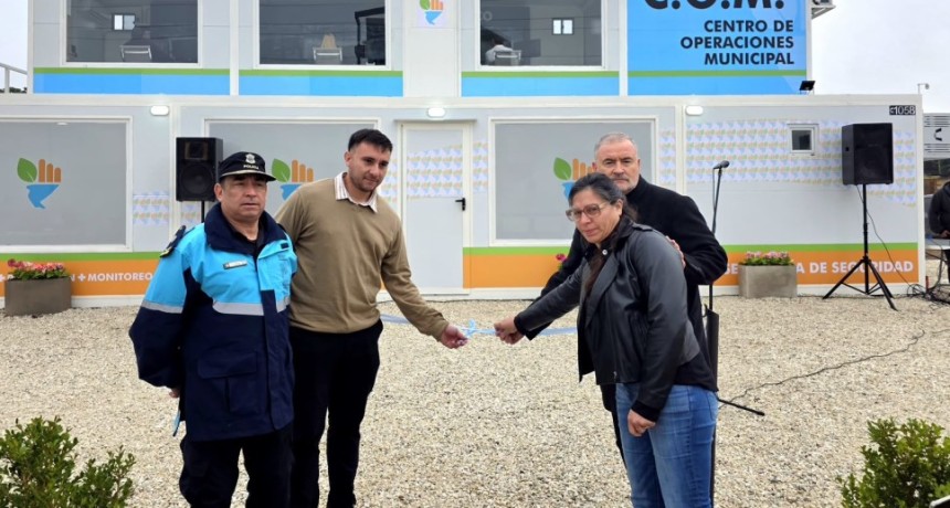 Inauguraron el nuevo Centro de Operaciones Municipal y anunci&oacute; la incorporaci&oacute;n de inteligencia artificial