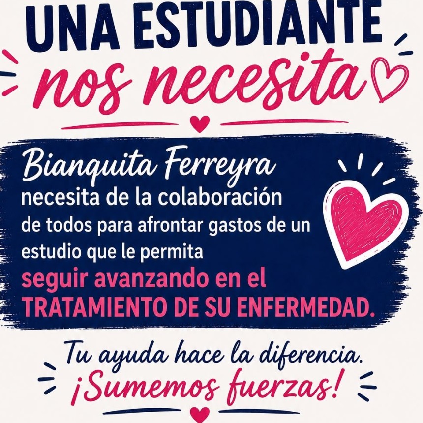 Una comunidad vuelve a movilizarse para ayudar a Bianca a continuar su tratamiento