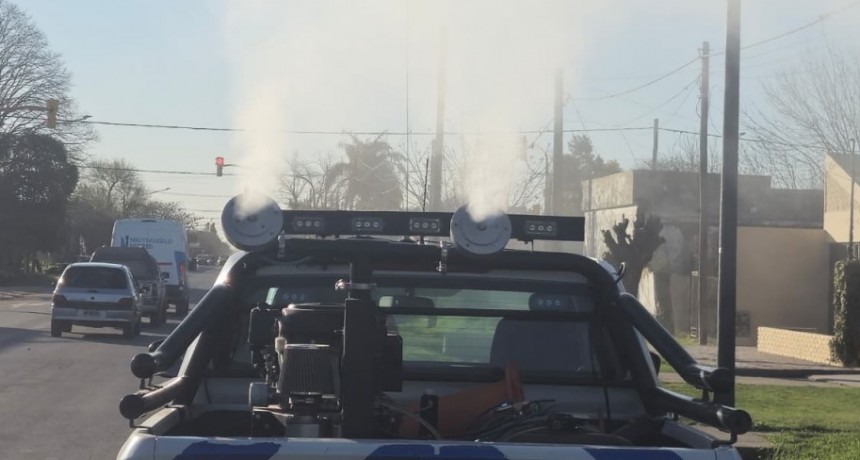 La Municipalidad lanzó la campaña de fumigación contra el dengue en Ramallo