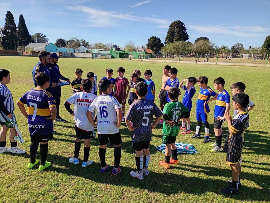 Boca realiz&oacute; una prueba de futbolistas en Los Andes