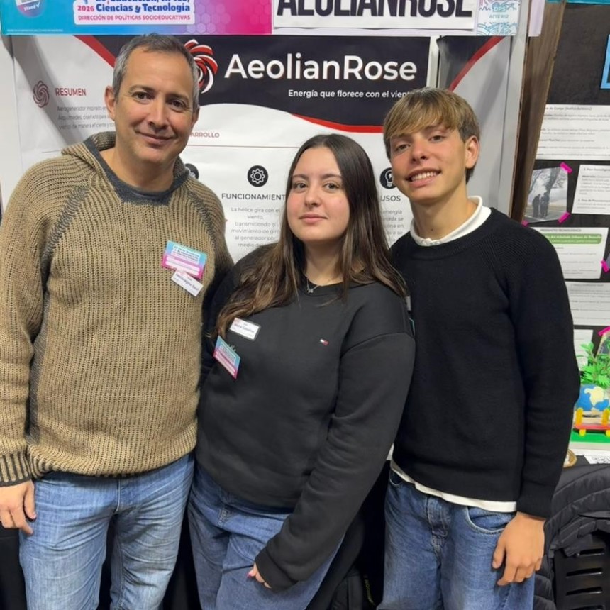 Innovaci&oacute;n con sello ramallense: alumnos de la Escuela T&eacute;cnica N&deg; 1 destacan en la Feria de Ciencias con un generador e&oacute;lico dom&eacute;stico