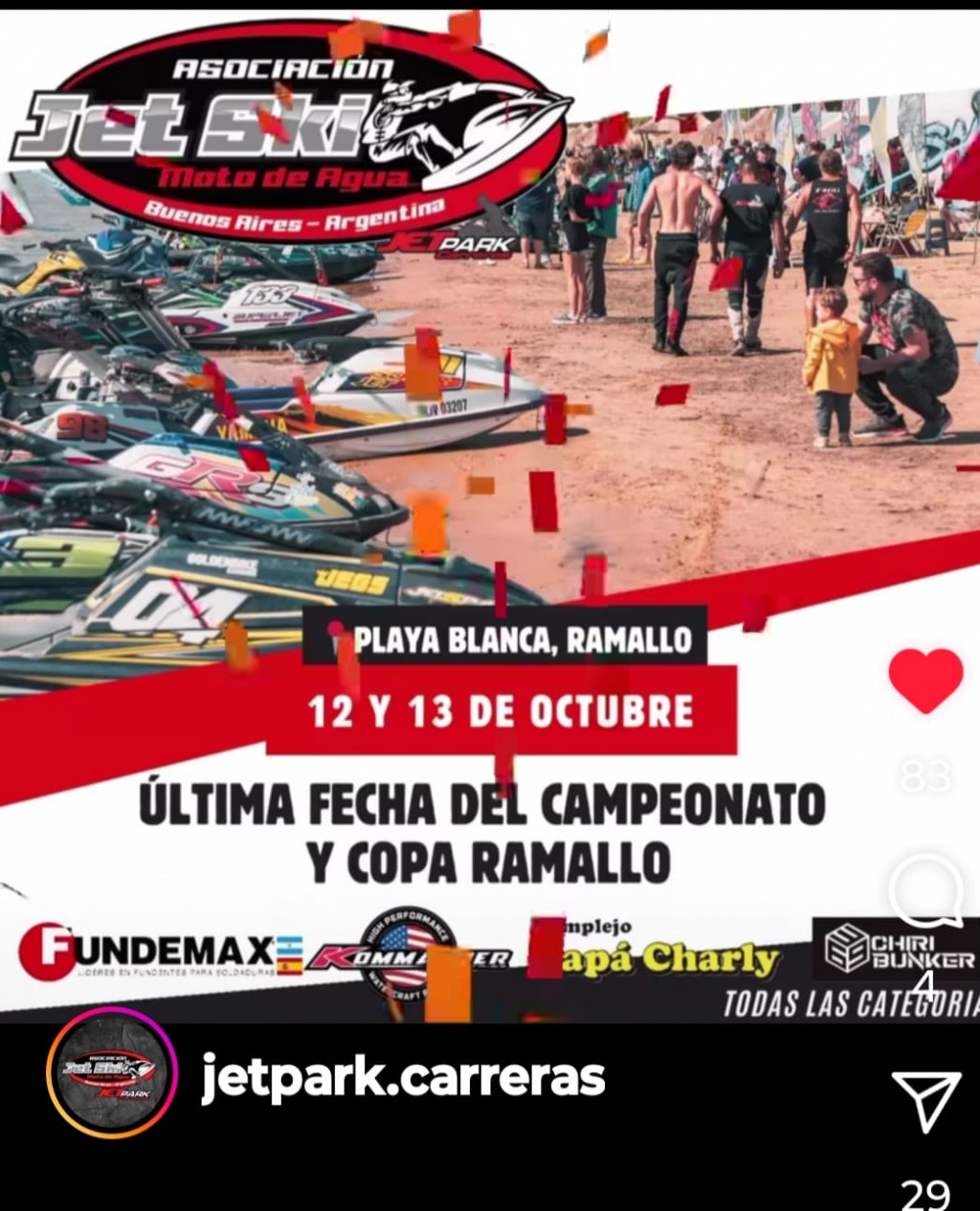 Ramallo recibe la última fecha del Campeonato de Jet Ski 