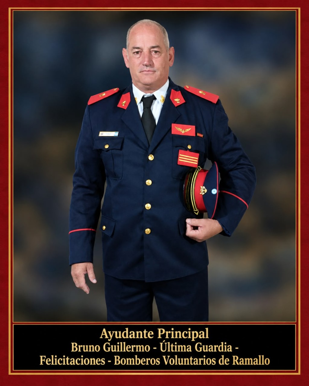 Bomberos Voluntarios despidi&oacute; con un emotivo mensaje a Guillermo Bruno, que realiz&oacute; su &uacute;ltima guardia activa