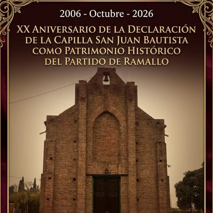 Villa Ramallo celebra los 20 a&ntilde;os de su capilla como Patrimonio Hist&oacute;rico