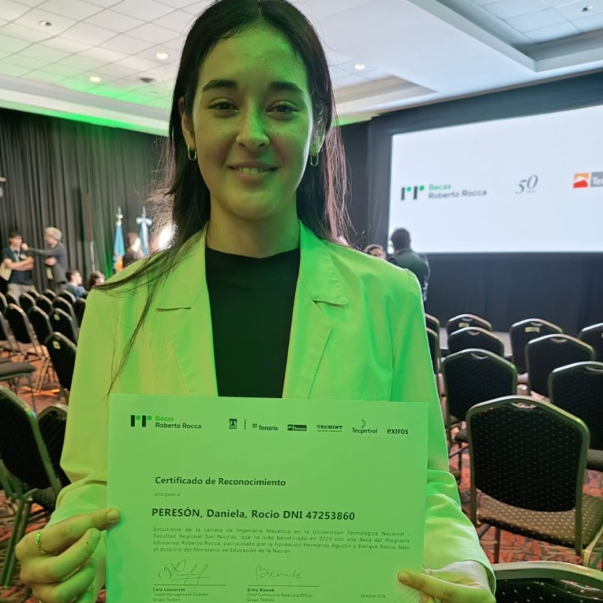 &ldquo;Las oportunidades se dan&rdquo;: Daniela Peres&oacute;n y su camino hacia la Ingenier&iacute;a Mec&aacute;nica