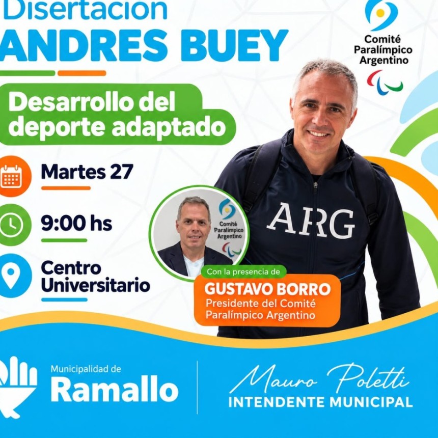 Realizar&aacute;n una capacitaci&oacute;n sobre deporte adaptado para promover la inclusi&oacute;n