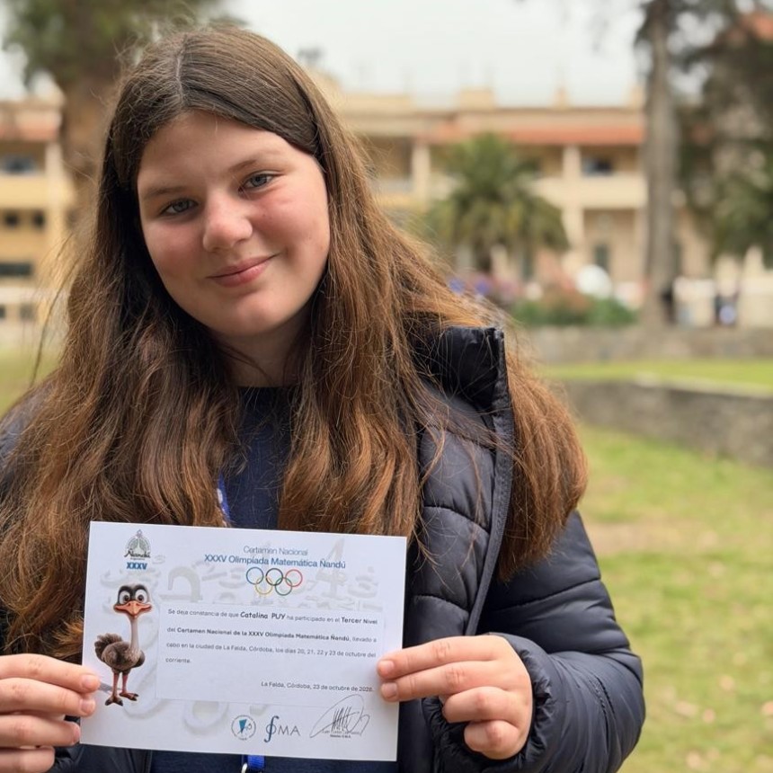 Catalina Puy, la joven de Ramallo que lleg&oacute; a las Olimp&iacute;adas Matem&aacute;ticas Nacionales en C&oacute;rdoba