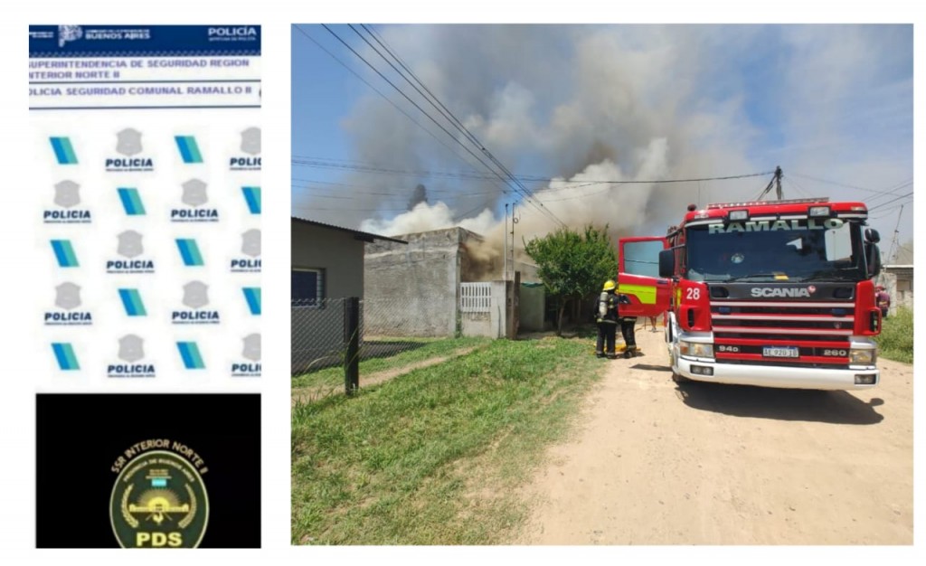 Un incendio en calle Iribas 1400 dejó pérdidas totales